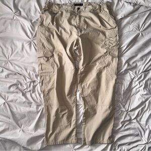 5.11 TACTICAL Ripstop Cargo Utility Pants 40x29 Beige Military Workwear Security